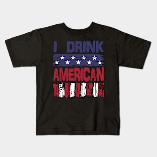 I Drink American Kids T-Shirt